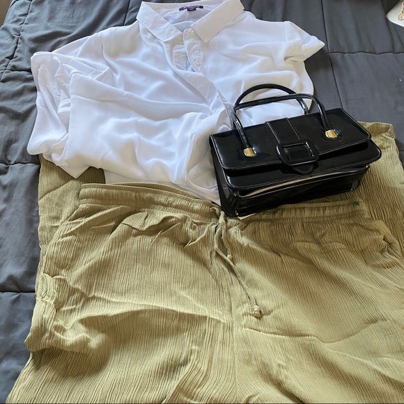 Ribbed Pants Bottoms Plus Size - Picture 2 of 4